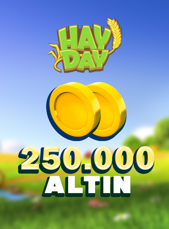 Hayday 250.000 Altın Satın Al