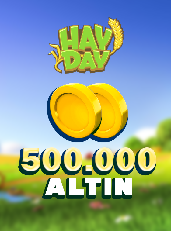 Hayday 500.000 Altın Satın Al