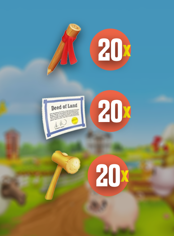 Hay Day 20x Arazi Malzemesi