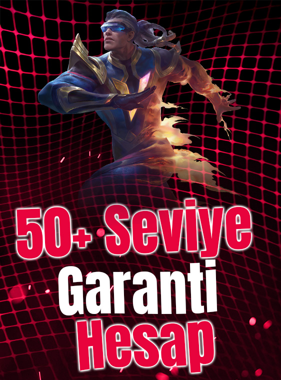 MLBB 50+ Level Garanti Hesap