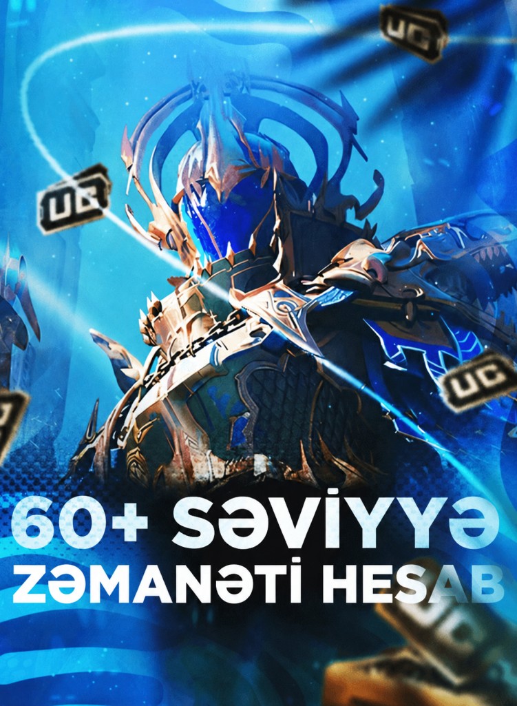 PUBG Mobile 60+ Səviyyə Zəmanətli Hesab